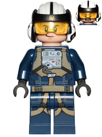 Минифигурка Lego Star Wars Rebel Pilot U-wing sw0800 U